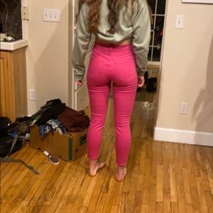 Hot Pink jeans, Size 6, lucky brand
